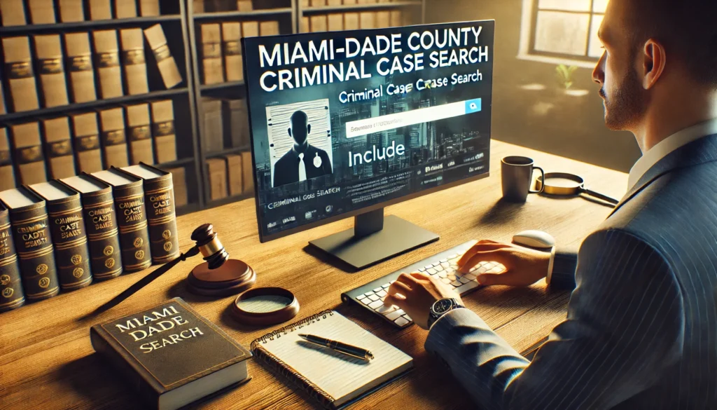 miami dade county criminal case search